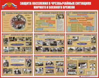 Стенд ГО-07 Защита населения в ЧС мирного и военного времени - opb-region.ru - Екатеринбург