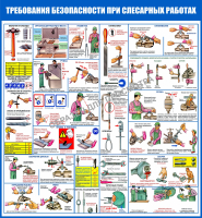 Стенд ОМ-03 Требования безопасности при слесарных работах - opb-region.ru - Екатеринбург
