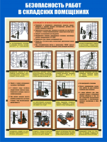Стенд ПР-06 Безопасность работ в складских помещениях - opb-region.ru - Екатеринбург