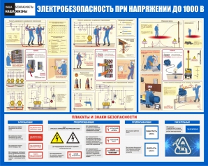 Стенд ЭБ-05 Электробезопасность при напряжении до 1000 В - opb-region.ru - Екатеринбург