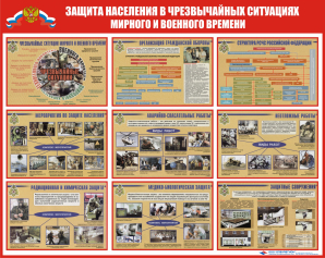 Стенд ГО-07 Защита населения в ЧС мирного и военного времени - opb-region.ru - Екатеринбург